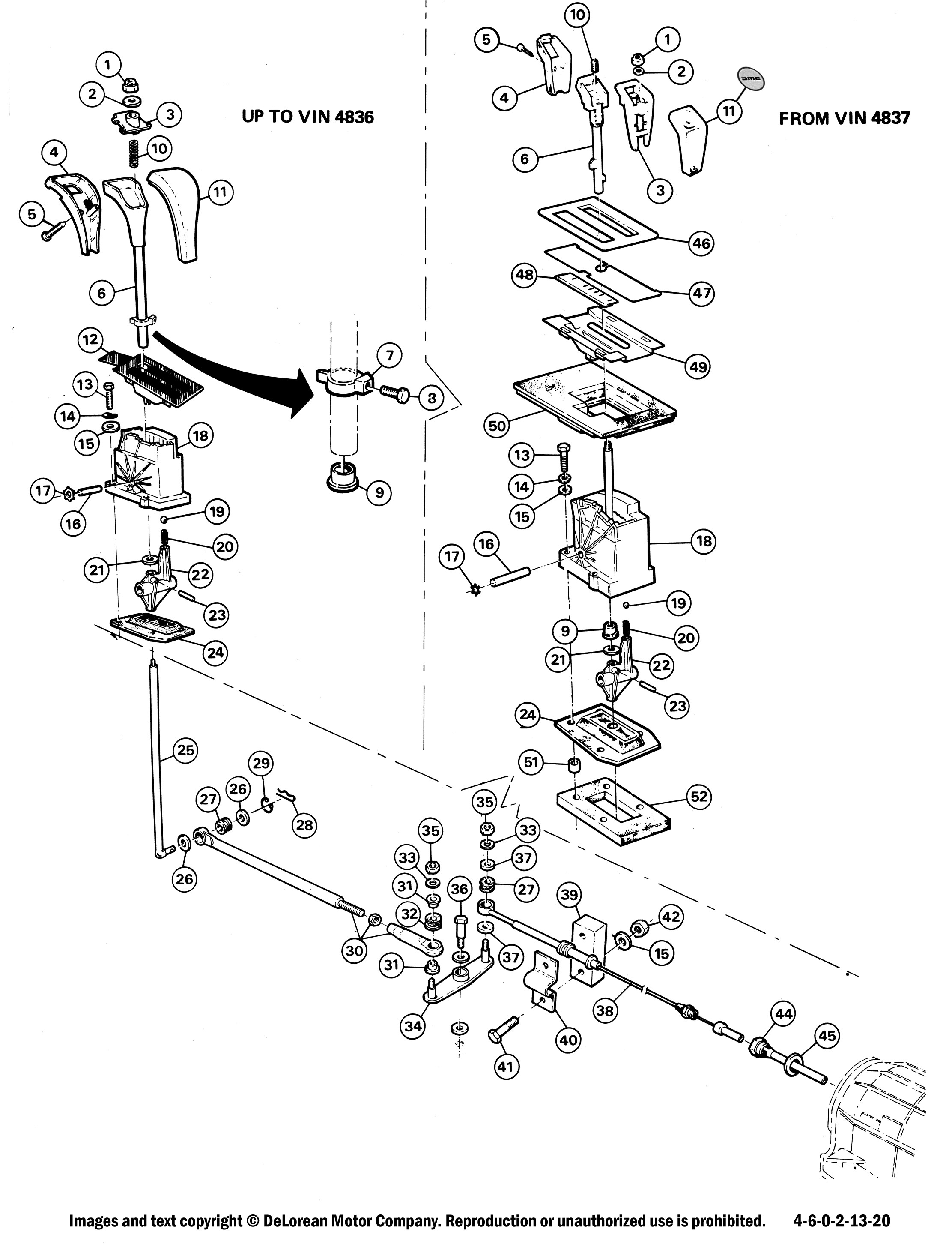 shift linkage diagram