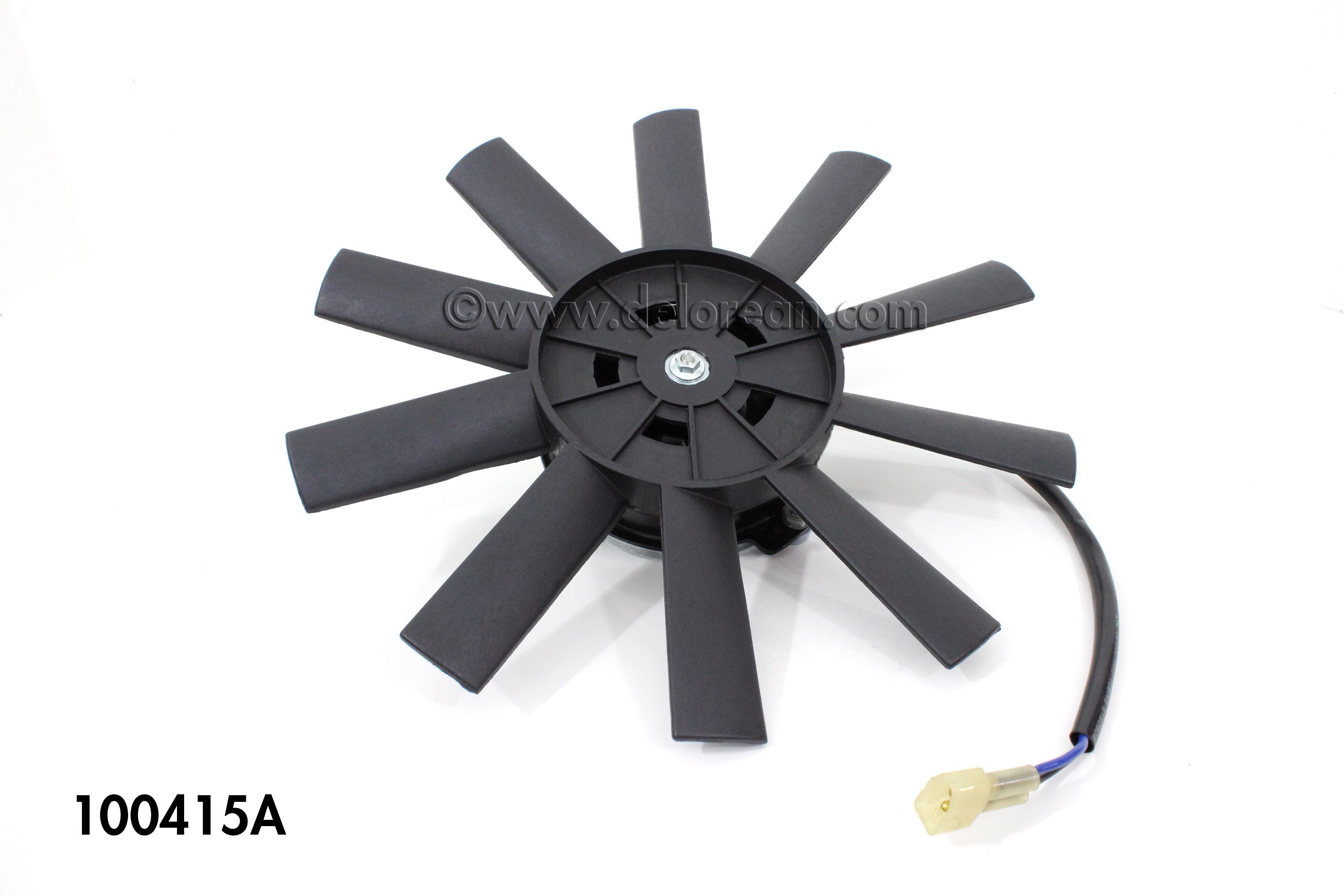 retail Morbidity hat Radiator Cooling Fan & Motor (Improved) | Official DeLorean Motor Company®  | New, Original, and Reproduction Parts