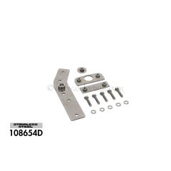 RH OVERSIZE GAS STRUT BRACKET (STAINLESS)