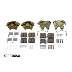 K111046A - Front (2) and Rear (2) Calipers Set (Loaded -Reproduction) - Official DeLorean Motor Company®