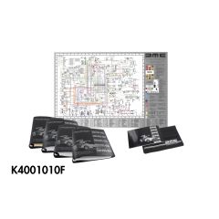 COMPLETE SERVICE MANUAL SET W/FULL COLOR WIRING DIAGRAM (FOLDED)