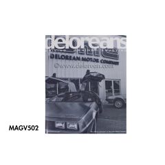 DELOREANS MAGAZINE V502 - CARS IN FRONT OF DMC