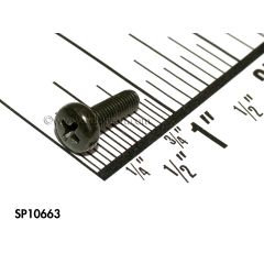 SP10663 - Screw M5 (Black) - Official DeLorean Motor Company®