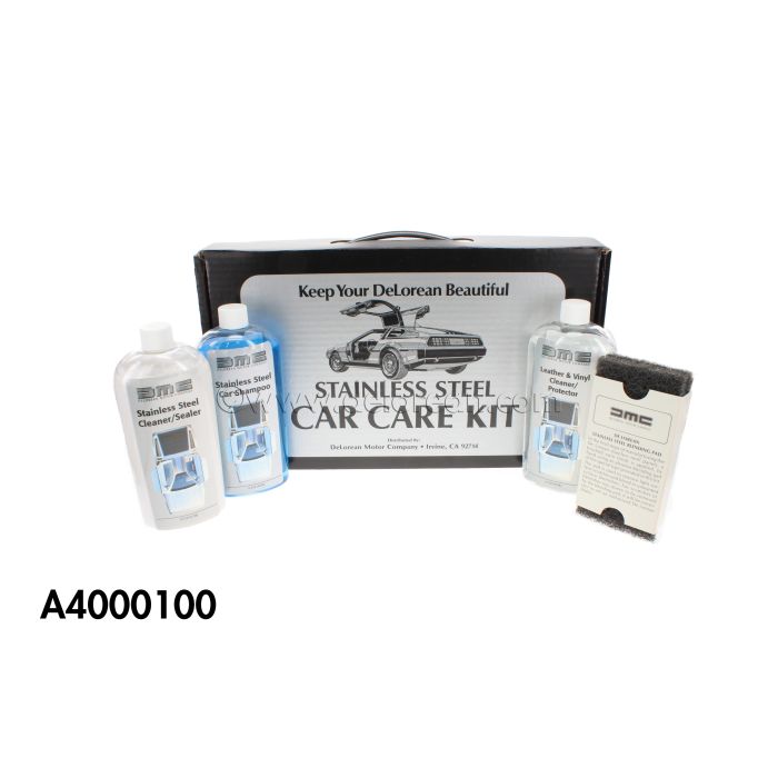 DeLorean Car Care Kit W/ Box, Official DeLorean Motor Company®
