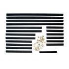 ENGINE COVER GRILLE RETAINING STRIPS & HARDWARE